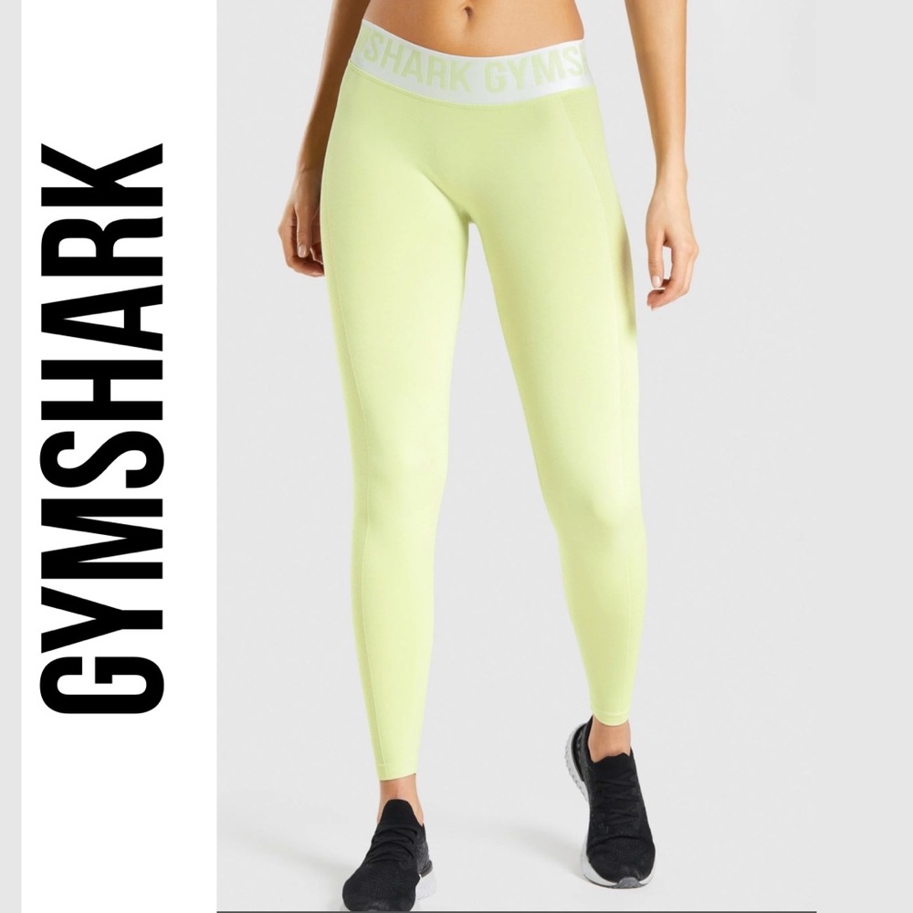 GYMSHARK LEGGINGS PISTACHIO